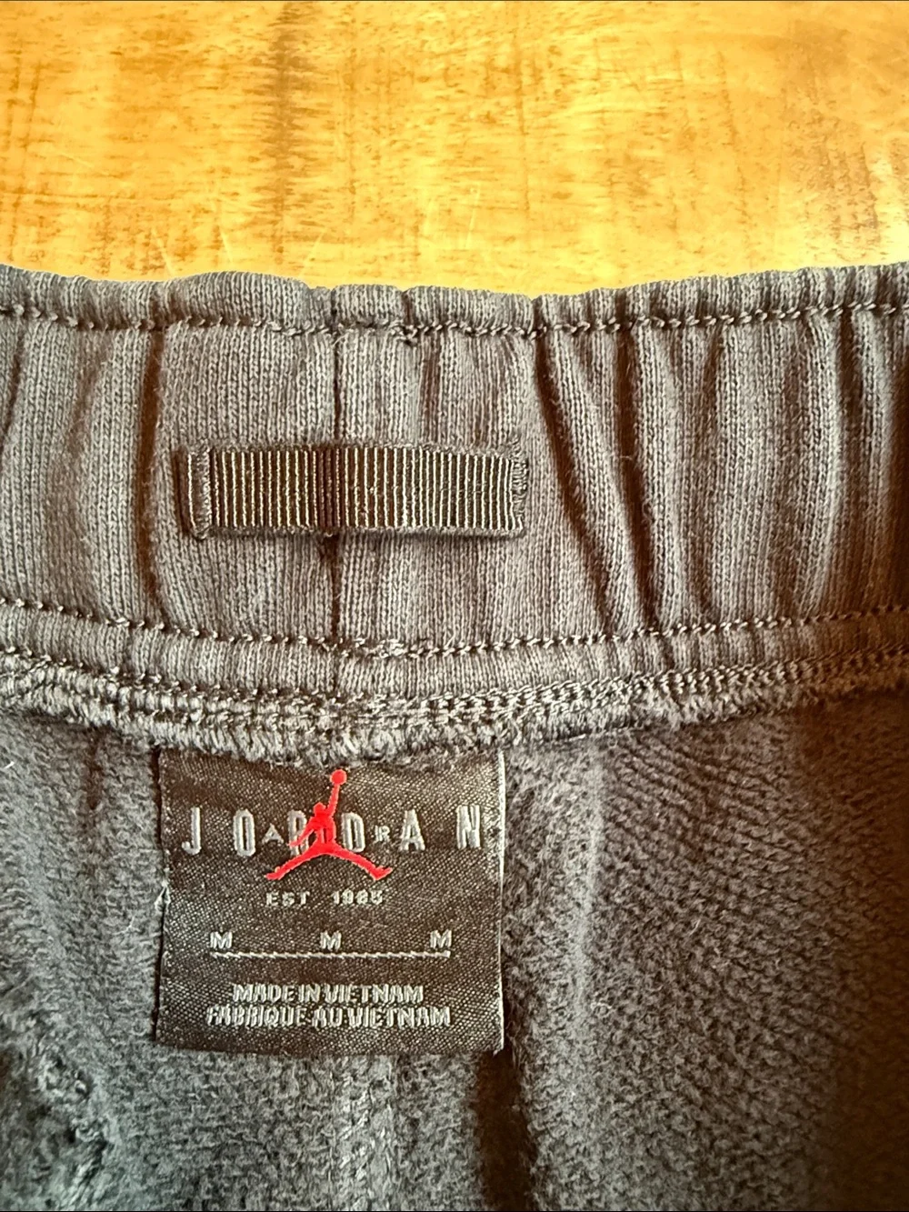 Men’s Black Jordan Logo Fleece Jogger Pants